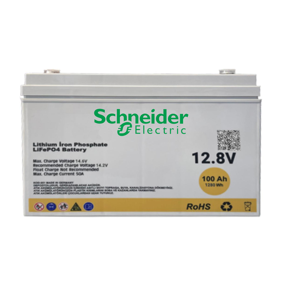 Schneider 12.8V 100 Ah Lithium Battery