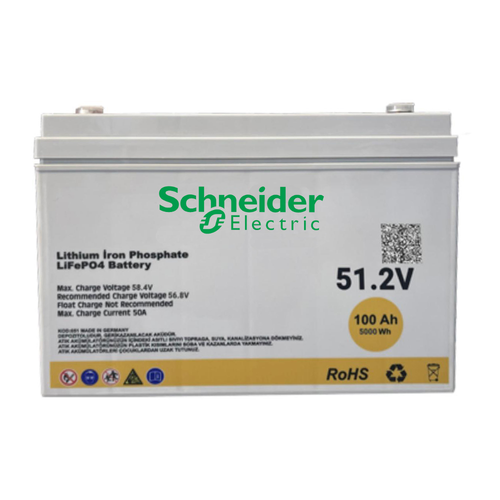 Schneider 51.2V 100 Ah Lithium Battery